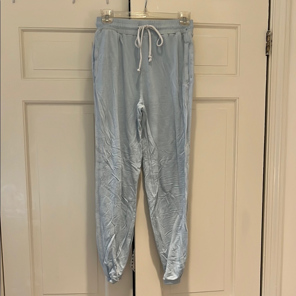 Light Blue Jogger Pants